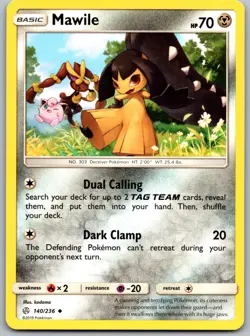 MAWILE 140/236 UC COSMIC ECLIPSE POKEMON NM/M - Image 1