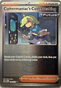 Ciphermaniac's Codebreaking (Poke Ball Pattern) Prismatic Evolutions 104/131 NM - Image 1
