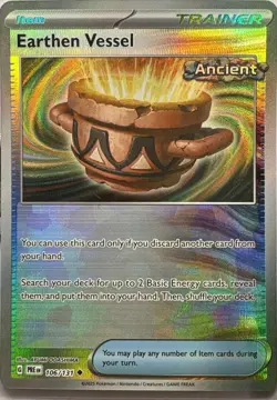 Earthen Vessel (Poke Ball Pattern): Prismatic Evolutions 106/131 Pokemon NM - Image 1