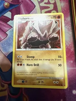 Rhyhorn 122/147 Common Supreme Victors Pokemon Lightly Played - Image 1