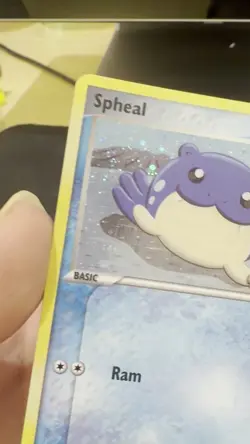 Pokemon Card Ex Legend Maker Spheal 65/92 2006 Reverse Stamped Holo - Image 2