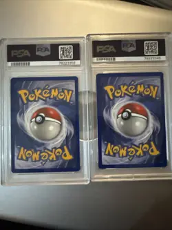 1999 POKEMON GAME MOVIE PROMO #3 MEWTWO PSA 5 & Base Set Mewtwo Psa 5 - Image 4