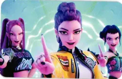 RUMI ZOEY MIRA HUNTR/X KPOP DEMON HUNTERS The Kpop Star Collectible Card - Image 1