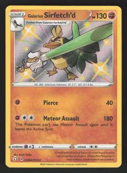 Galarian Sirfetch'd SV064/SV122 Pokemon Shining Fates: Shiny Vault - Image 1