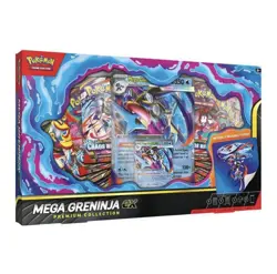 Pokemon TCG: Mega Greninja ex Premium Collection 8 Packs + Promo Ships 7/3 - Image 1