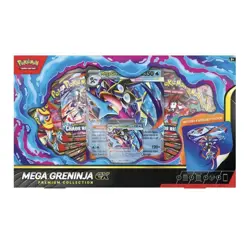Pokemon TCG: Mega Greninja ex Premium Collection 8 Packs + Promo Ships 7/3 - Image 2