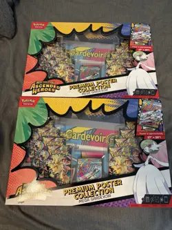 Pokemon Ascended Heroes 2 Premium Poster Collection Mega Gardevior EX Sealed - Image 1