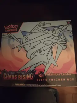 Pokemon Center Chaos Rising Elite Trainer Box ETB TCG Factory Wrapped - Image 1