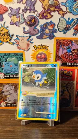 Pokemon Piplup 72/100 Majestic Dawn 2008 English Common Reverse Holo - MP - Image 1