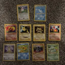 Pokemon Vintage Shadowless Promo 1st Edition Lot HP - Image 1