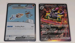 Pokemon SIR Lot Eiscue ex 222/197 Revavroom ex 244/197 Near Mint Obsidian Flames - Image 1