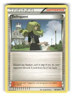 Delinquent 98/122 Uncommon BREAKpoint Pokemon Moderately Played - Image 1