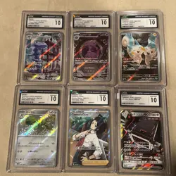 6 Card Graded lot. CGC GEM MINT 10 LOT Pokemon - Image 1