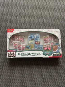 Pokemon TCG Blooming Waters Premium Collection 151 Box 1 Box English - Image 1
