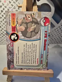 Golem #76 Topps Red Label TV Animation Edition Non Holo Pokemon TCG 1999 LP - Image 2
