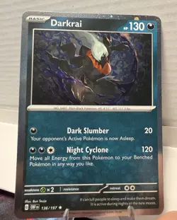Pokemon TCG Darkrai Cosmos Holo #136/197 - Image 3