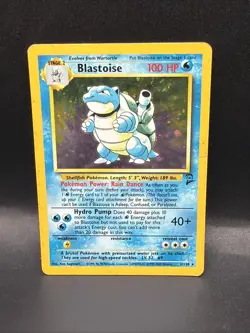 Pokemon Blastoise Base Set 2 2/130 - Image 1