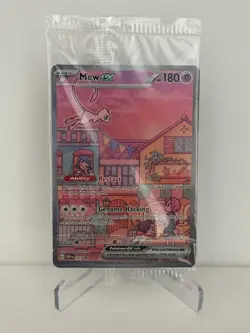 Pokemon TCG Sealed Mew EX 053 Holo Black Star Promo Scarlet & Violet 151 SEALED - Image 1
