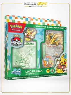 Pokemon TCG 2025 World Championships Deck Liao Fu Guan Gholdengo ex SEALED - Image 1