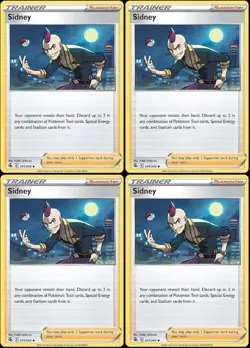 4x Pokemon TCG Sidney 241/264 Fusion Strike Regular Playset - Image 1