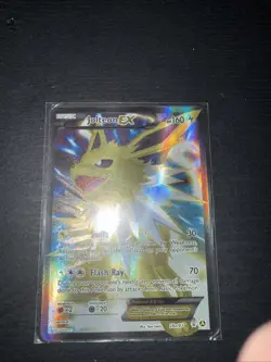 Pokemon TCG Jolteon EX Full Art Ultra Rare Holo Card 28a/83 XY Generations - Image 1