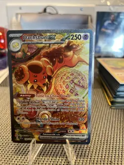 Pokemon TCG - Dachsbun ex 169/142 Special Illustration Rare - Stellar Crown - NM - Image 1