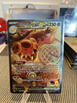 Pokemon TCG - Dachsbun ex 169/142 Special Illustration Rare - Stellar Crown - NM - Image 2