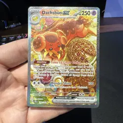 Dachsbun Ex 169/142 - Stellar Crown Pokemon TCG Special Illustration Rare MINT - Image 1