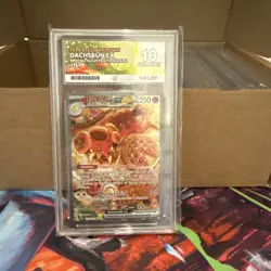 Pokemon TCG Dachsbun EX Special Illustration Rare 169/142 Stellar Crown ACE 10 - Image 1