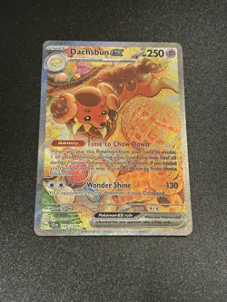 Pokemon TCG Dachsbun ex 169/142 Special Illustration Rare SIR Stellar Crown NM - Image 1