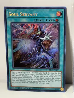Soul Servant LDS3-EN095 Limited Edition X2 Secret Rare NM (1 Sealed) Yugioh TCG - Image 2