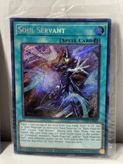 Soul Servant LDS3-EN095 Limited Edition X2 Secret Rare NM (1 Sealed) Yugioh TCG - Image 3