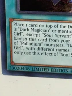 Soul Servant LDS3-EN095 Limited Edition X2 Secret Rare NM (1 Sealed) Yugioh TCG - Image 5