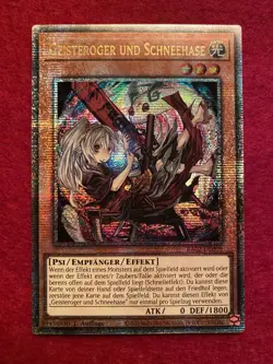 Yu-Gi-Oh! GEISTEROGER UND SCHNEEHASE, RA02-DE009, QCSR, NM 1st, Kombi-Versand - Image 1