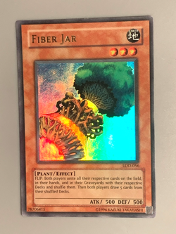 yugioh Fiber Jar LOD-056 Ultra Rare Unlimited Ed Lightly Played nice condition - Image 3
