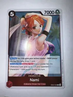 Nami EB03-006 Rare - Extra Booster: One Piece Heroines Edition Rare Foil (NM) - Image 1