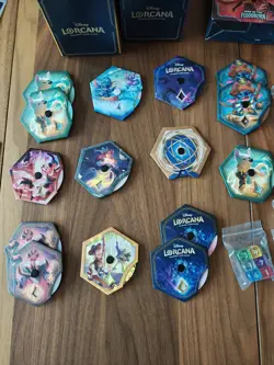 Disney Lorcana Accessories Lot Dice, Lore Counters, Deck Storage Boxes, Dividers - Image 3