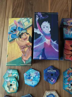 Disney Lorcana Accessories Lot Dice, Lore Counters, Deck Storage Boxes, Dividers - Image 4