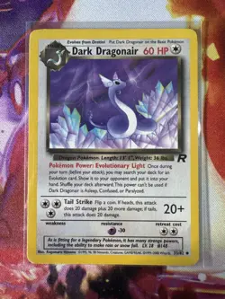 Pokemon TCG Cards Dark Dragonair 33/82 Team Rocket Uncommon - LP - Image 1