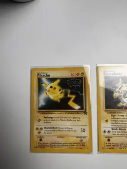 Pokemon Electabuzz Pikachu First Movie Promo Cards - Image 2