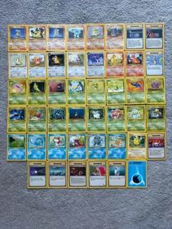 46 Vintage WoTC Pokemon Cards - Mixed Sets (MP-HP) - Image 1