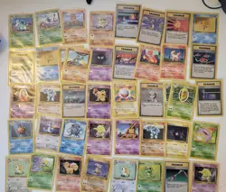 Pokemon TCG Vintage WOTC bundle - 42 common/uncommon/rare cards - LP/MP - Image 1