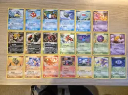 Vintage Pokemon Card Bundle of 21 Cards - Ex Team Rocket Rocket Returns Non-holo - Image 1