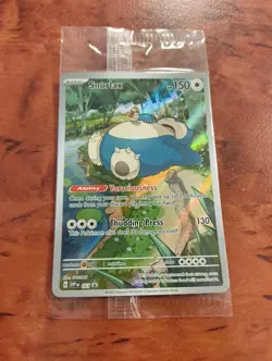Pokemon Snorlax SVP 051 Sv: Scarlet & Violet Promo Cards Holo 151 Sealed - Image 1