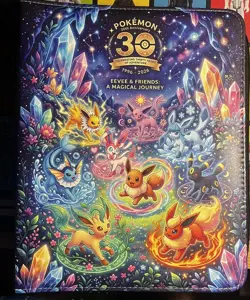 Pokemon 30th Anniversary Binder | Eeveelutions | Full Leather - 900 Cards - Image 2