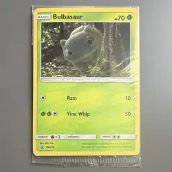 Pokemon TCG Bulbasaur SM198 Promo Cards Promo Holo English 2019 HP70 ( Sealed) - Image 1