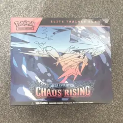 Pokemon TCG Mega Evolution: Chaos Rising Elite Trainer Box 40 Cards English - Image 1