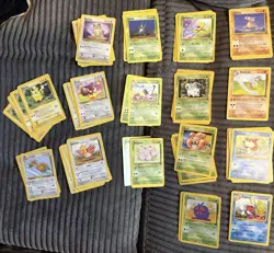 Pokemon TCG 1999 Base Set, Fossil and Jungle card lot - Image 2