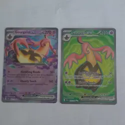Pokemon TCG Chaos Rising Gourgeist ex 2-Card Lot Holo Full Art 102/182 037/182 - Image 1