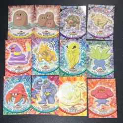 Topps Pokemon 1999 Non-Sport Trading Card Lot 12 Cards Diglett Golem Ekans - Image 1